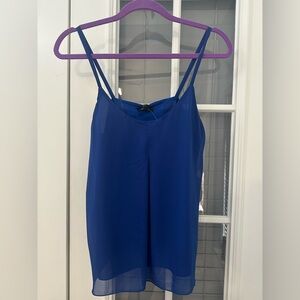 NWT ABS Allen Schwartz Elegant Blue Women's Top, Small